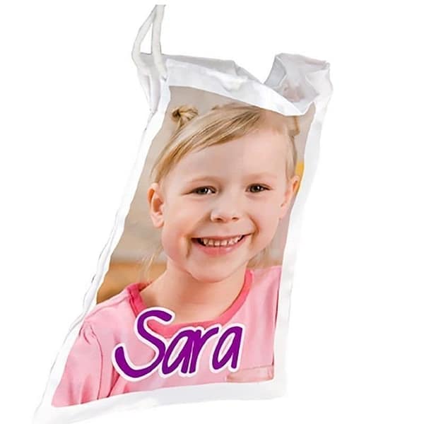 Bolsa merienda personalizada con fotos