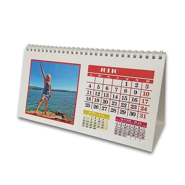 SOBREMESA-copia.jpg Calendario personalizado con fotos de sobremesa rectangular